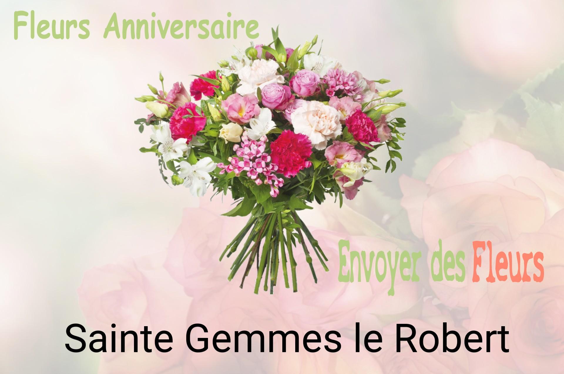 Bouquet de fleurs d’anniversaire livré à Sainte-Gemmes-le-Robert