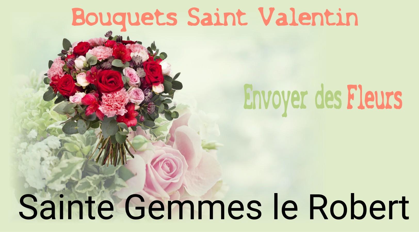 Roses de Saint-Valentin livrées à Sainte-Gemmes-le-Robert